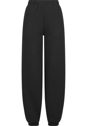 Urban Classics FLUFFY - Tracksuit bottoms - black