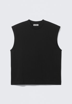 Weekday SQUARE TANK - Débardeur - black