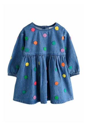 Next, LONG SLEEVE BOUCLE SPOT DRESS - Robe en jean - blue denim