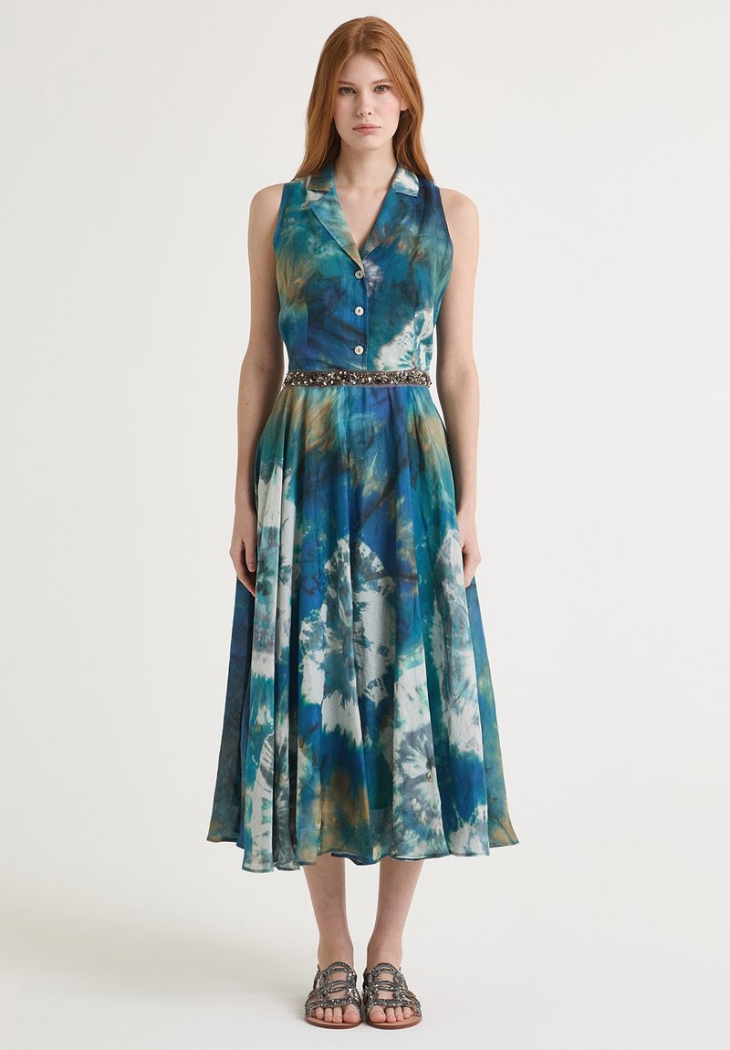 Maliparmi Robe chemise - blue