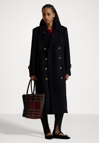 Polo Ralph Lauren WOOL MELTON LONG POLO COAT - Klassikaline mantel - ink