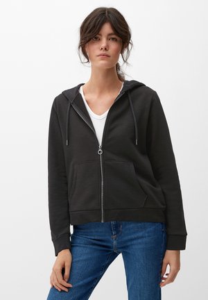 Zip-up sweatshirt - black