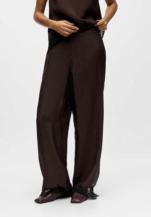 Pantalon classique - seal brown