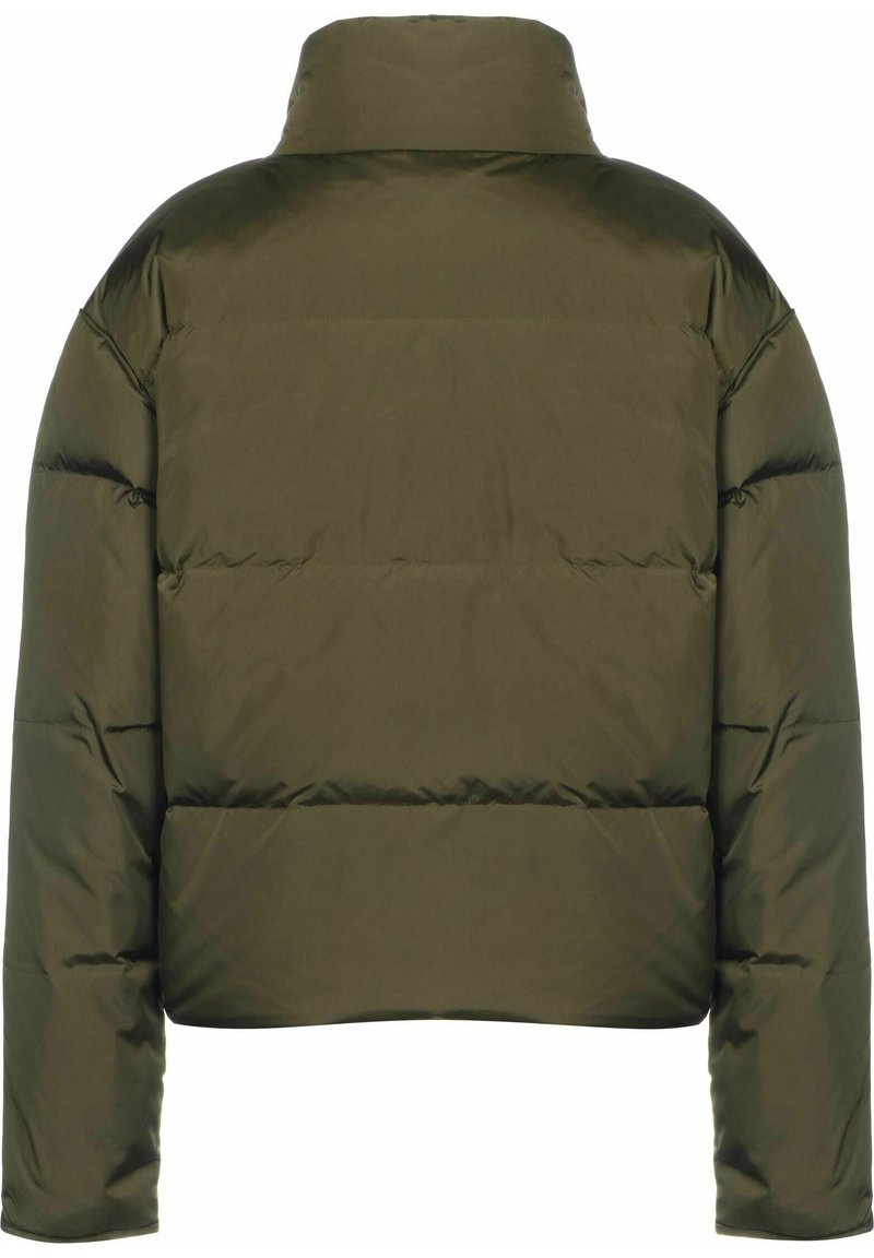 Tommy Jeans COLOR POP PUFFER - Bunda z prachového peří - northwood olive