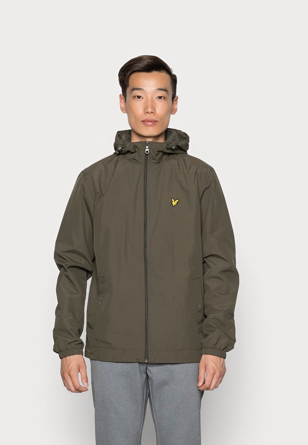 ZIP THROUGH HOODED - Light jacket - olive