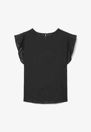 Calliope, CAMICIA TINTA UNITA - Blouse - ultrablack
