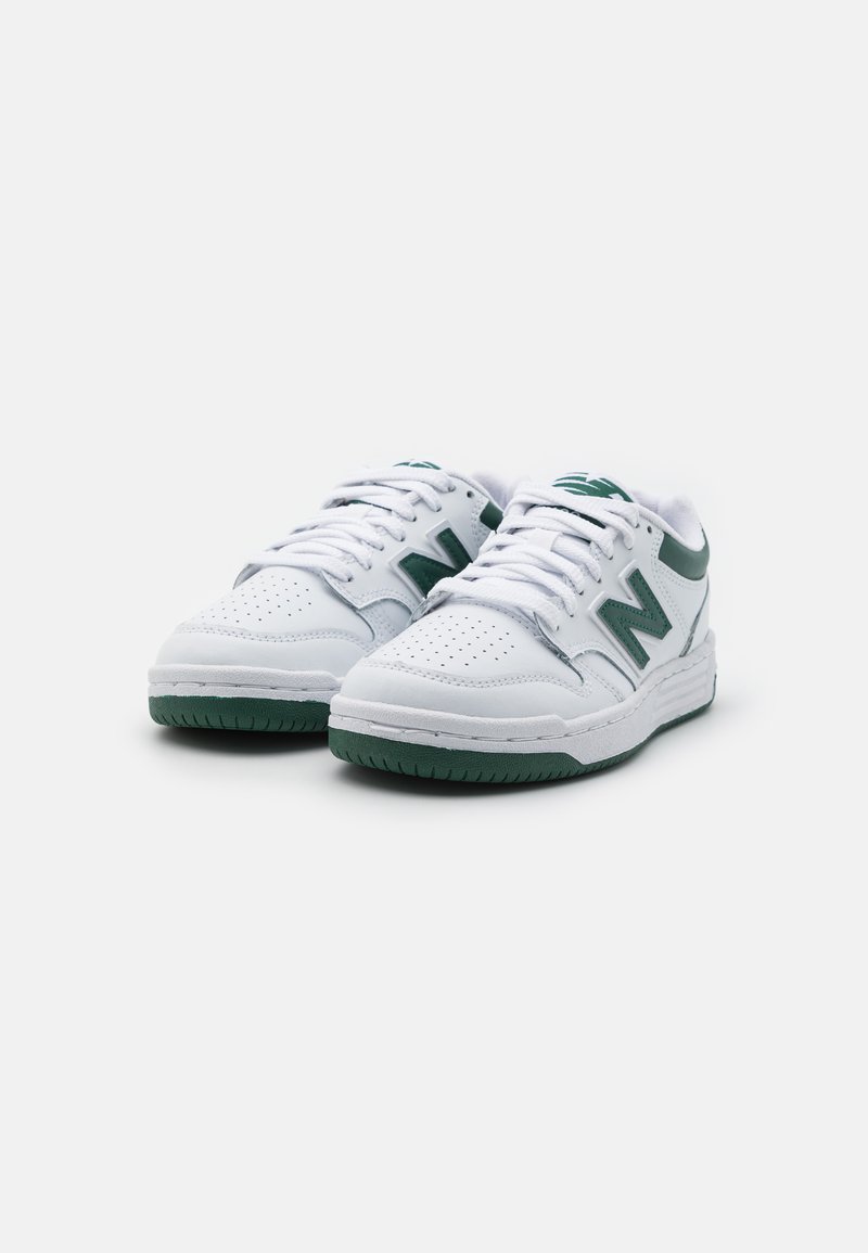 New Balance 480 UNISEX - Trainers - white/green/white 