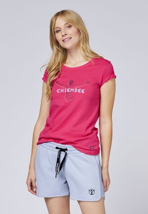 Chiemsee MIT LOGO - Print T-shirt - raspberry