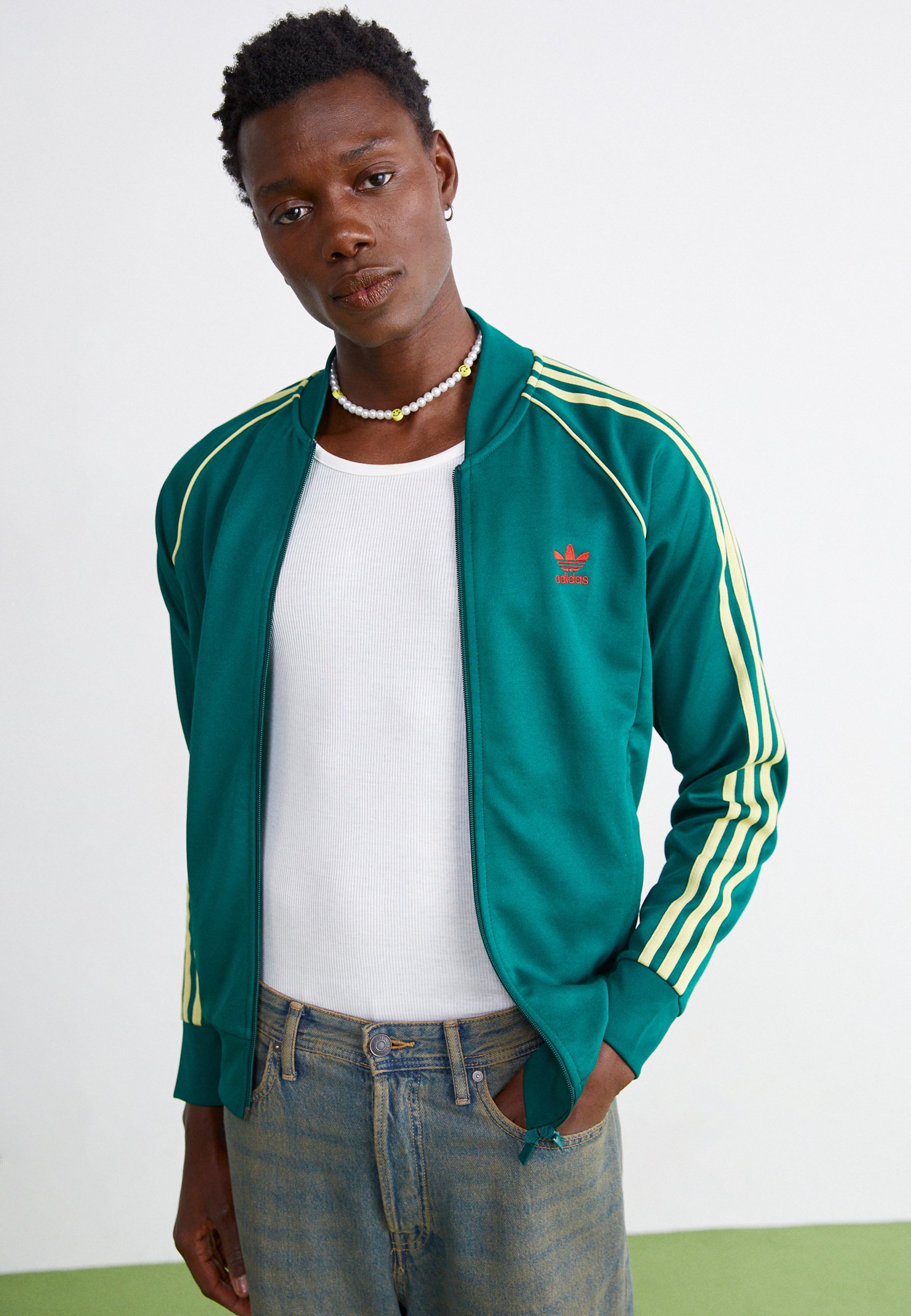 adidas Originals Bomber Jacket - collegiate green/powder