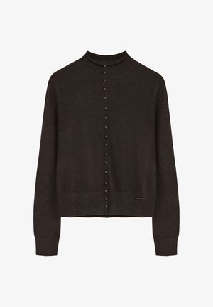 Polo Club, PULLOVER WOMAN PALMA LONG SLEEVE REGULAR FIT - Cardigan - dark chocolate