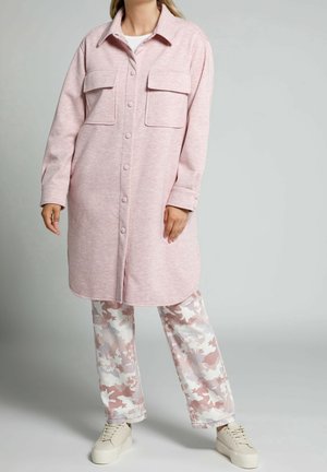 Strickjacke - mottled light pink