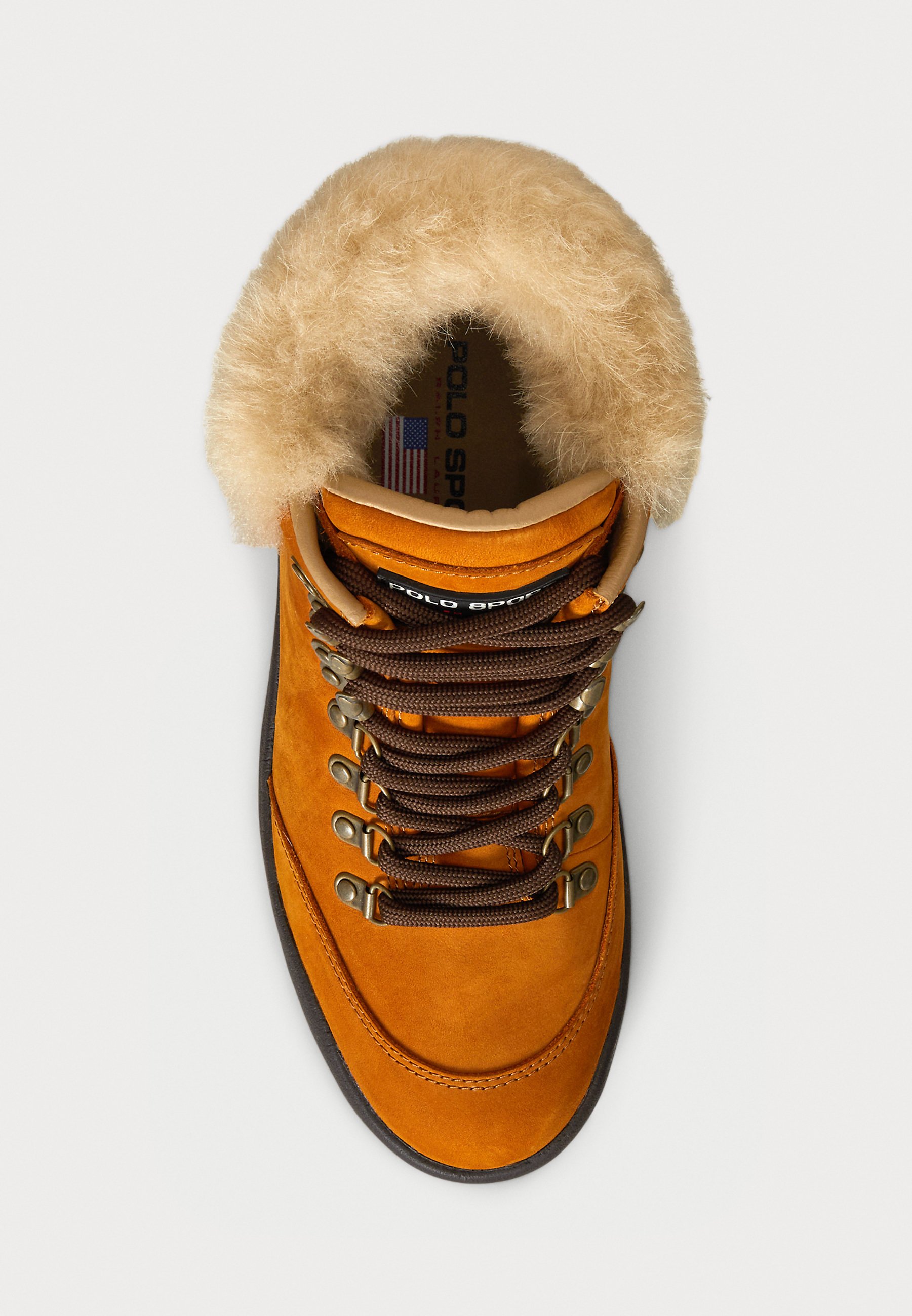 Polo Ralph Lauren POLO SPORT SUEDE & SHEARLING HIKING BOOT - Lace