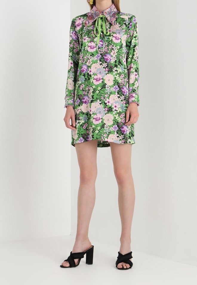 sister jane green floral dress Shirt - RESORT2026