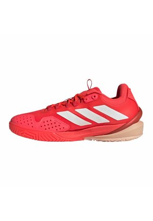 Clay court tennis shoes - lucid red met powder coral