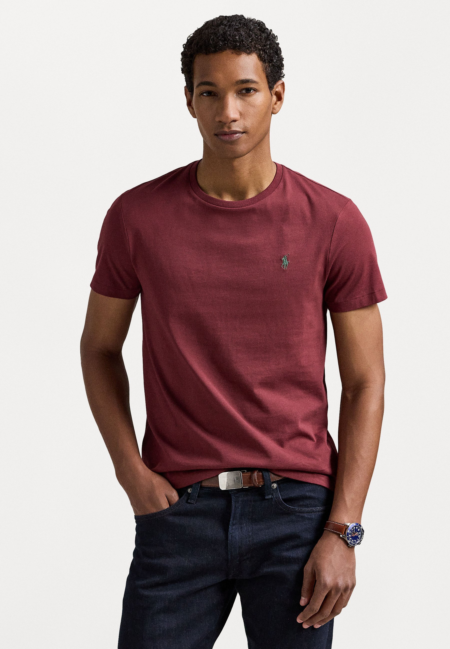 Polo Ralph Lauren CUSTOM SLIM FIT JERSEY CREWNECK T-SHIRT Basic