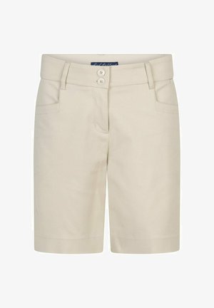 Red button, AVA - Shorts - beige