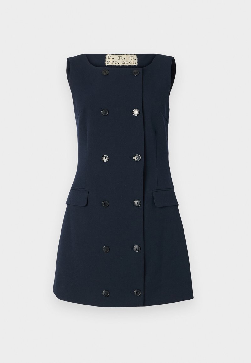 Shift Robe DESIGNERS REMIX SCOTT SHIFT DRESS - Robe fourreau - dark blue/bleu ...