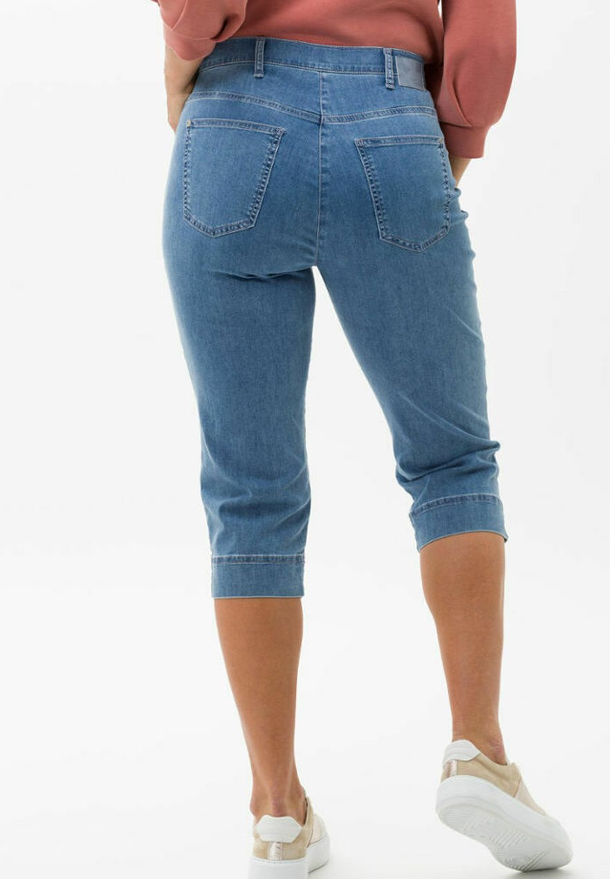 BRAX Shorts di jeans - bleached/celeste - Zalando.it