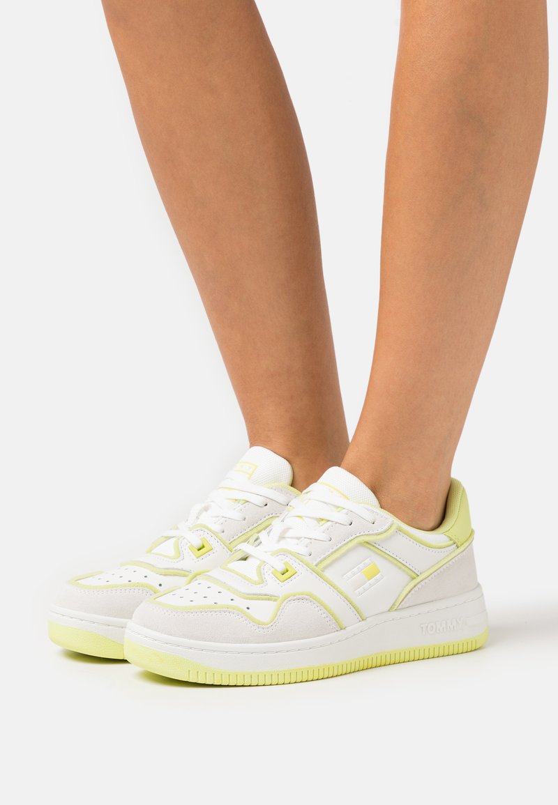 Tommy Jeans DECON BASKET CUT Baskets basses white/blanc ZALANDO.FR