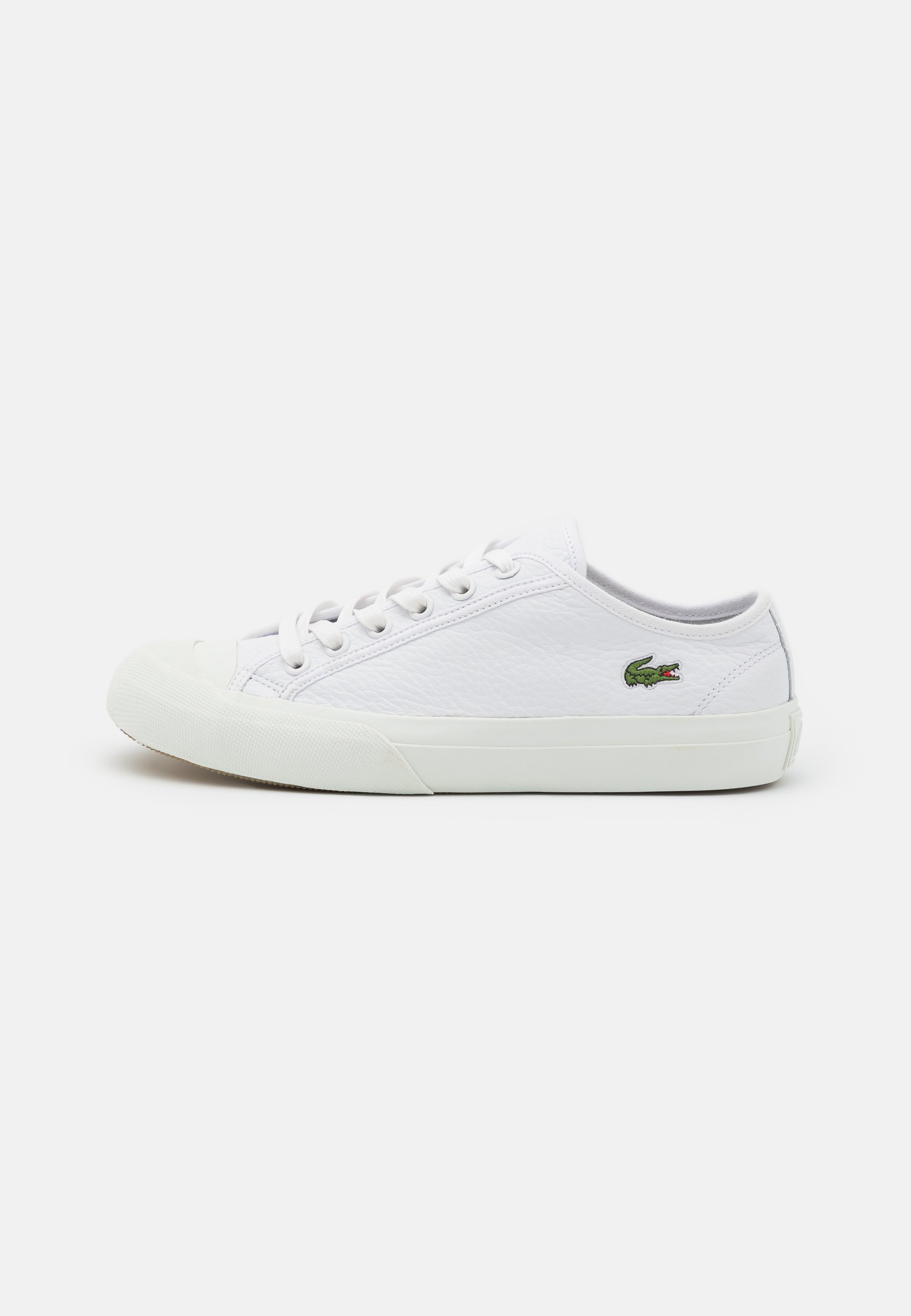 ladies white lacoste trainers