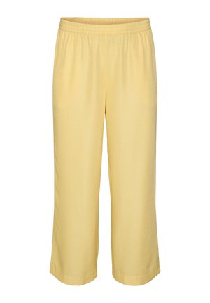 Zizzi, LOCKERE HOSE MIT ELASTISCHEM BUND UND TASCHEN - Pantalon de survêtement - gelb