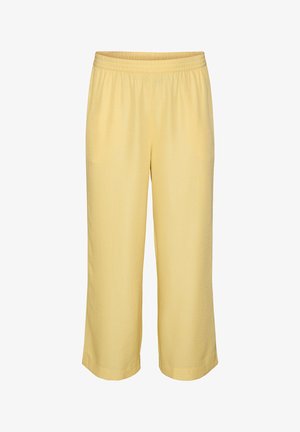 Zizzi, LOCKERE HOSE MIT ELASTISCHEM BUND UND TASCHEN - Παντελόνι φόρμας - gelb