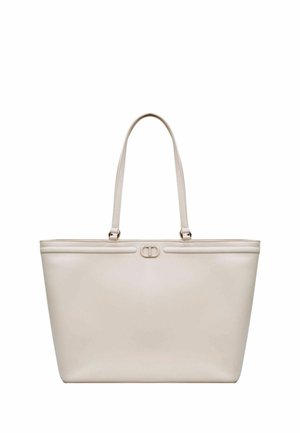 CON LOGO - Borsa a mano - beige