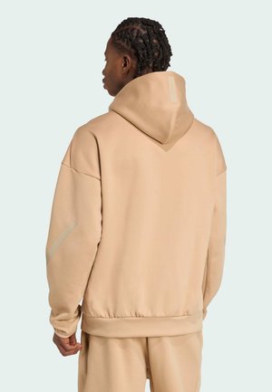 adidas Z.N.E. Full-Zip Hooded Track Jacket Warm Sandstone Clay Brown — foto 2