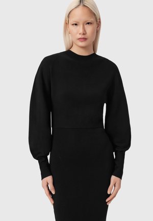 AllSaints DINAH DRESS - Strikket kjole - black