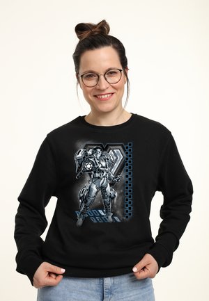 MARVEL BLACK PANTHER WAKANDA FOREVER IRON HEART HERO SHOT - Sweatshirt - black