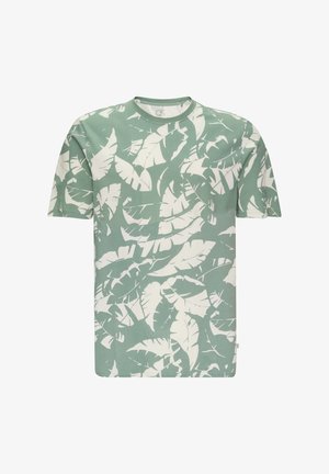 QS, MIT ALL-OVER - T-Shirt print - weiß