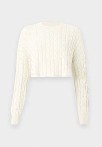 ONLBIRTIE SHORT CABLE O NECK - Pulóver - birch