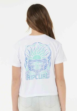 SUNRISE CROP         - T-Shirt print - white