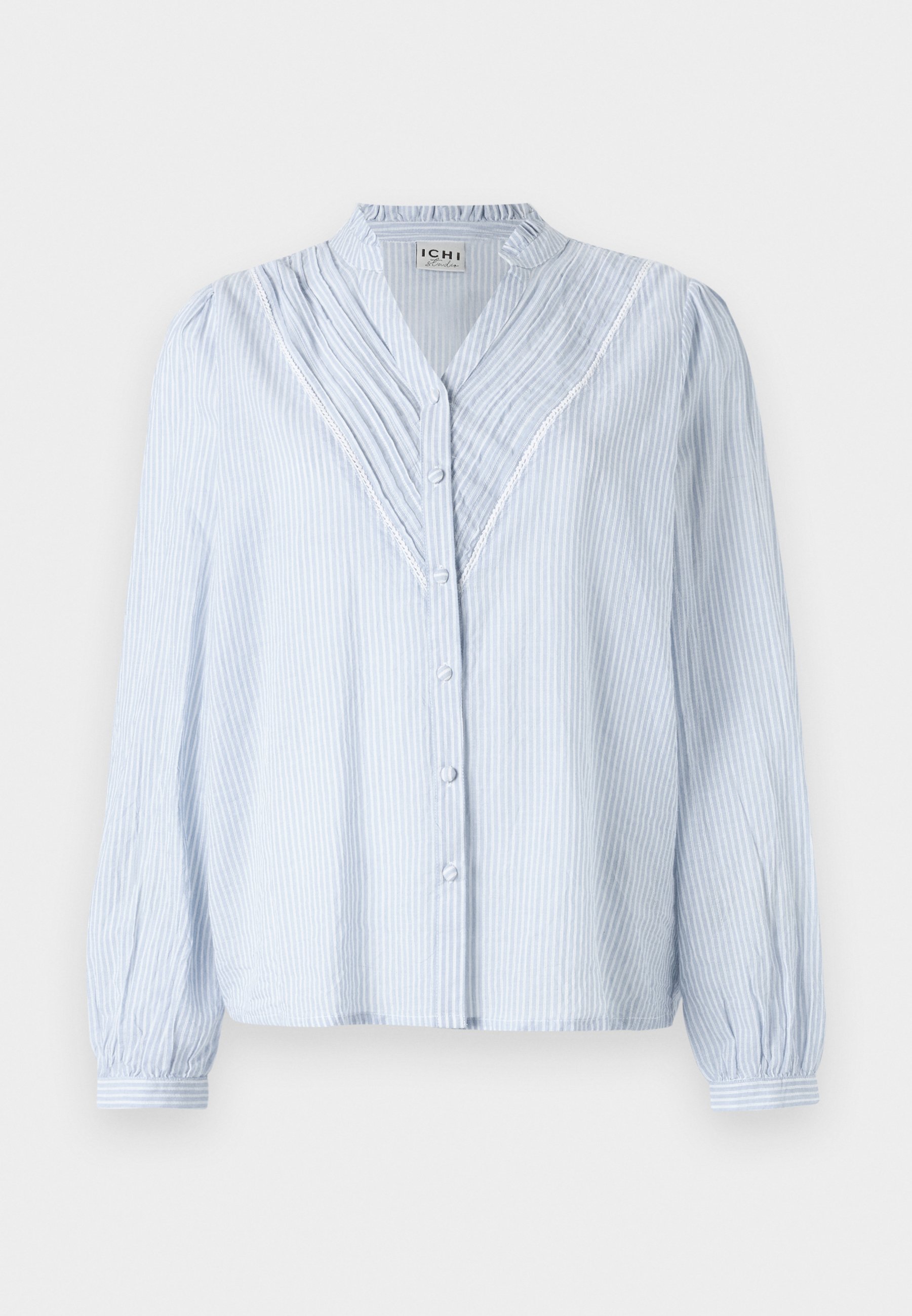 売れ筋商品|||イチ シャツ レディース トップス ROMANCY - Blouse - zen blue ICHI ROMANCY - Blouse - zen blue/light blue - Zalando.co.uk