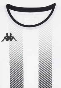 Kappa BUGO UNISEX - Camiseta deportiva - white/black