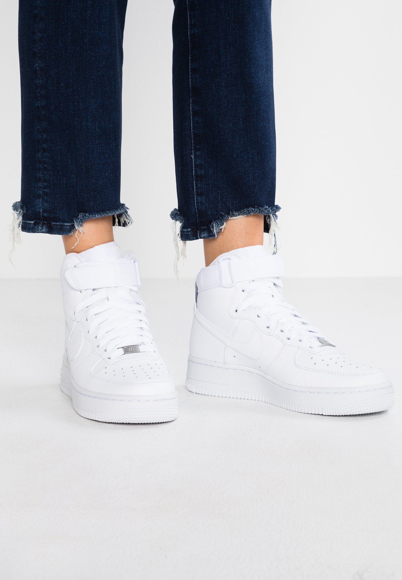 Nike Sportswear Air Force 1 Sneaker High White Weiss Zalando De