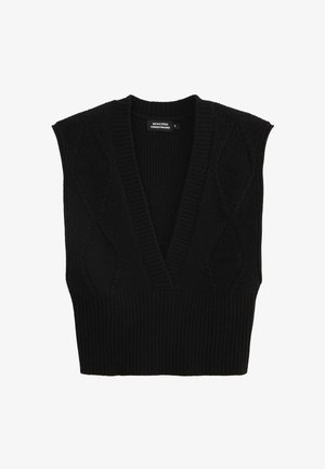 Monoprix SANS MANCHES - Pullover - noir