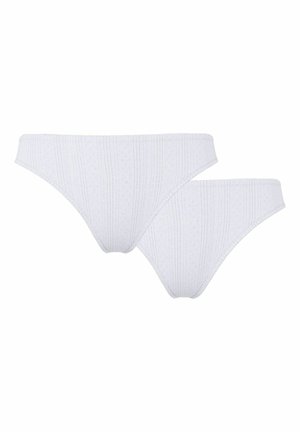 STRING PCMARIE 2-PACK POINTELLE - Tanga - bright white