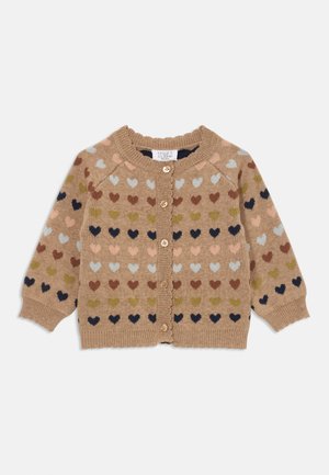 CILJA WINTER HEART - Cardigan - biscuit