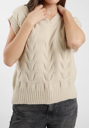 GILET - Maglione - beige