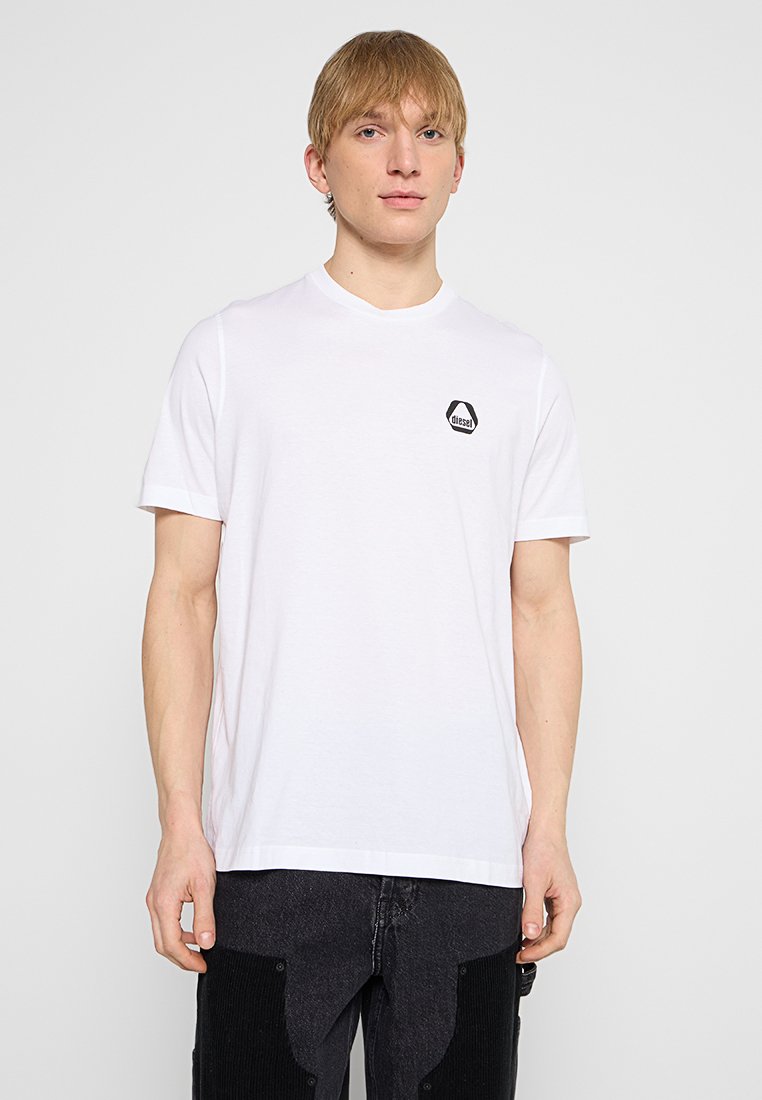 Diesel T-shirt basic wit Diesel T-shirt basic wit
