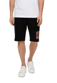 s.Oliver RELAXED BERMUDA czarny