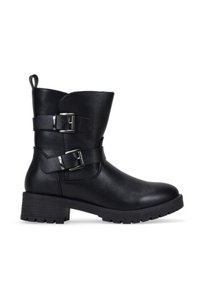 Stivaletti texani / biker - metallic black