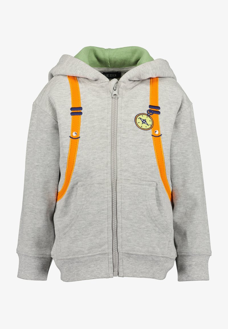 Blue Seven Felpa con zip - grau