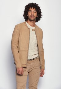 Maze Lederjacke - creme