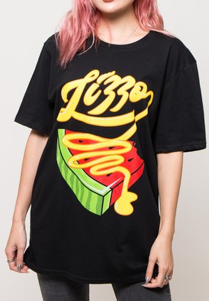 LIZZO BUSSIN OR DISGUSTIN - Print T-shirt - black