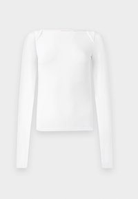JXGIGI SQUARE NECK TEE - Pikkade varrukatega topp - bright white