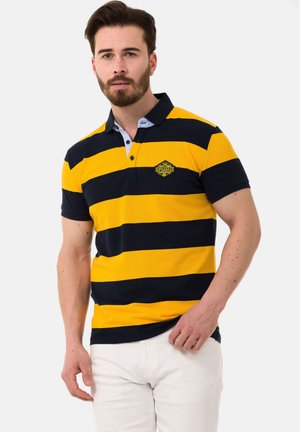 Cipo & Baxx Polo - navyblue yellow