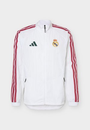 adidas Performance, REAL MADRID HOME ANTHEM JACKET - Klupska odjeća - white