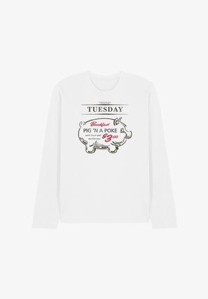 DC COMICS - SUPERMAN, SUPERNATURAL PIG N POKE - Long sleeved top - white